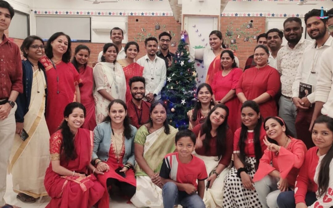 Lighthouse Celebrating Christmas