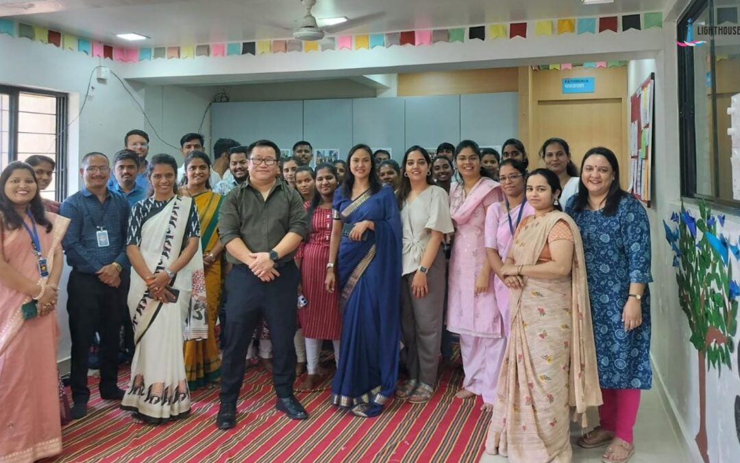 Valued Partner CompuCom Inspires Youth at Bibwewadi Lighthouse Visit