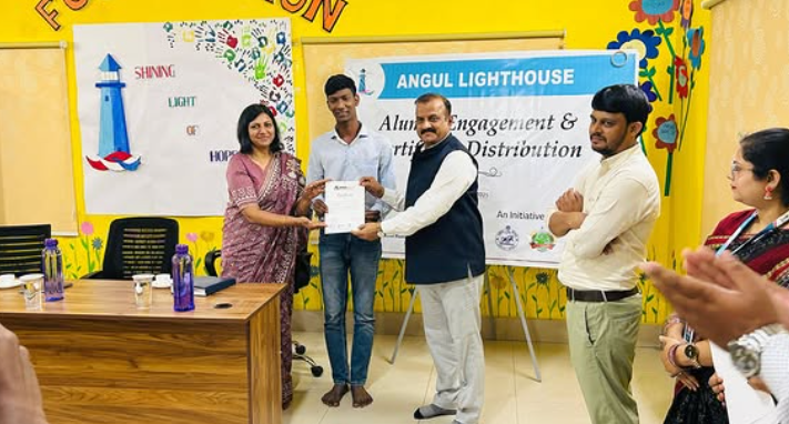 SBI Foundation Leadership Visits Angul Lighthouse to Celebrate Alumni Success and Youth Transformation